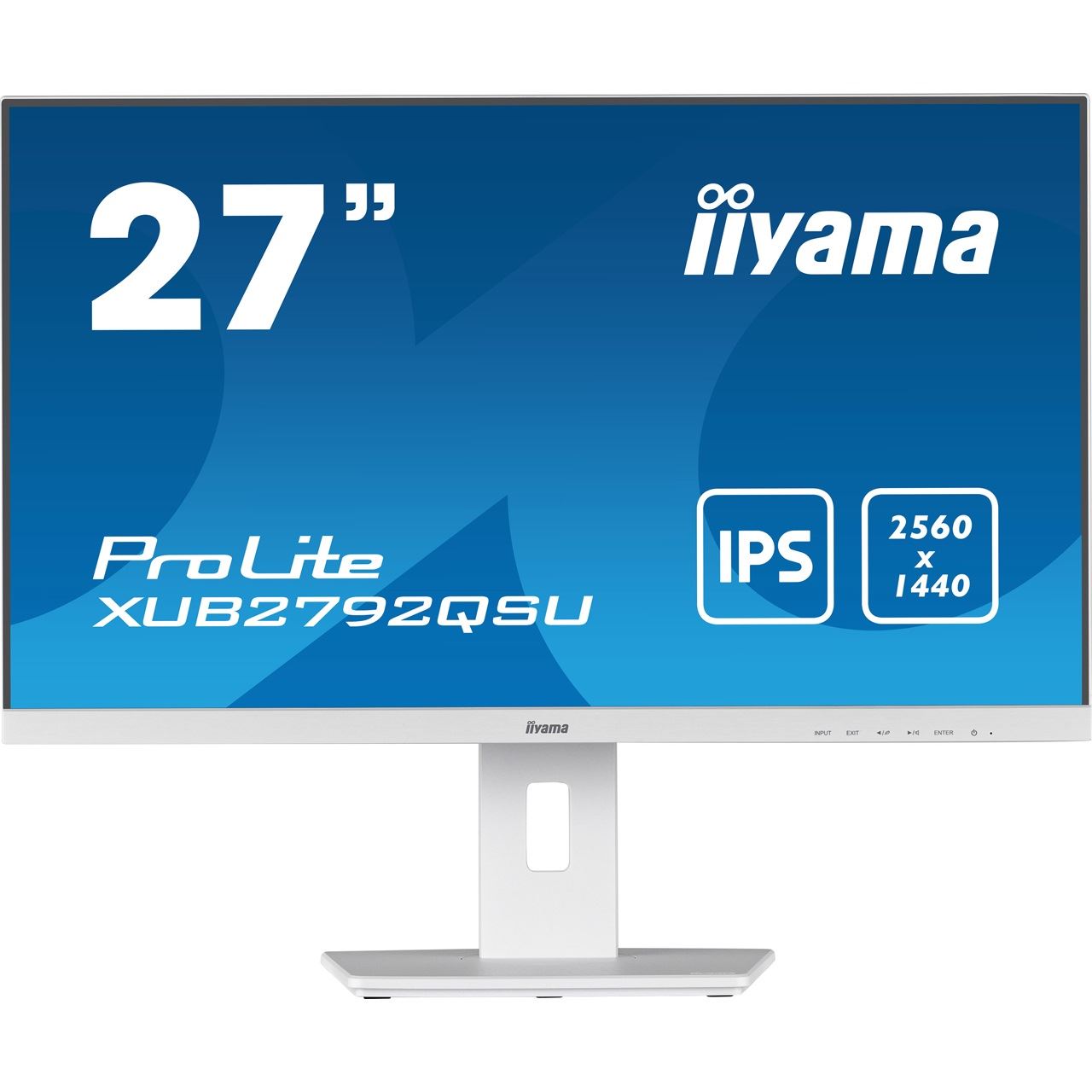 27" (68,58cm) iiyama ProLite XUB2792QSU-W5 Weiß 2560x1440 1xDisplayPort ...