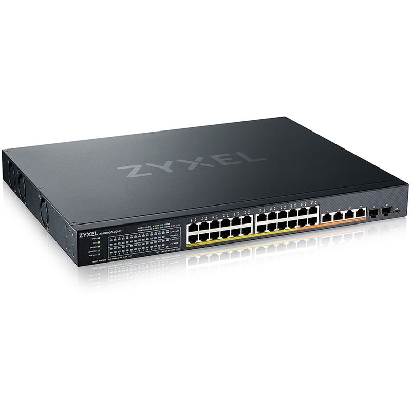 Zyxel Switch 30x XMG1930-30HP MultiGig PoE++ Smart Managed - Switch 10 ...