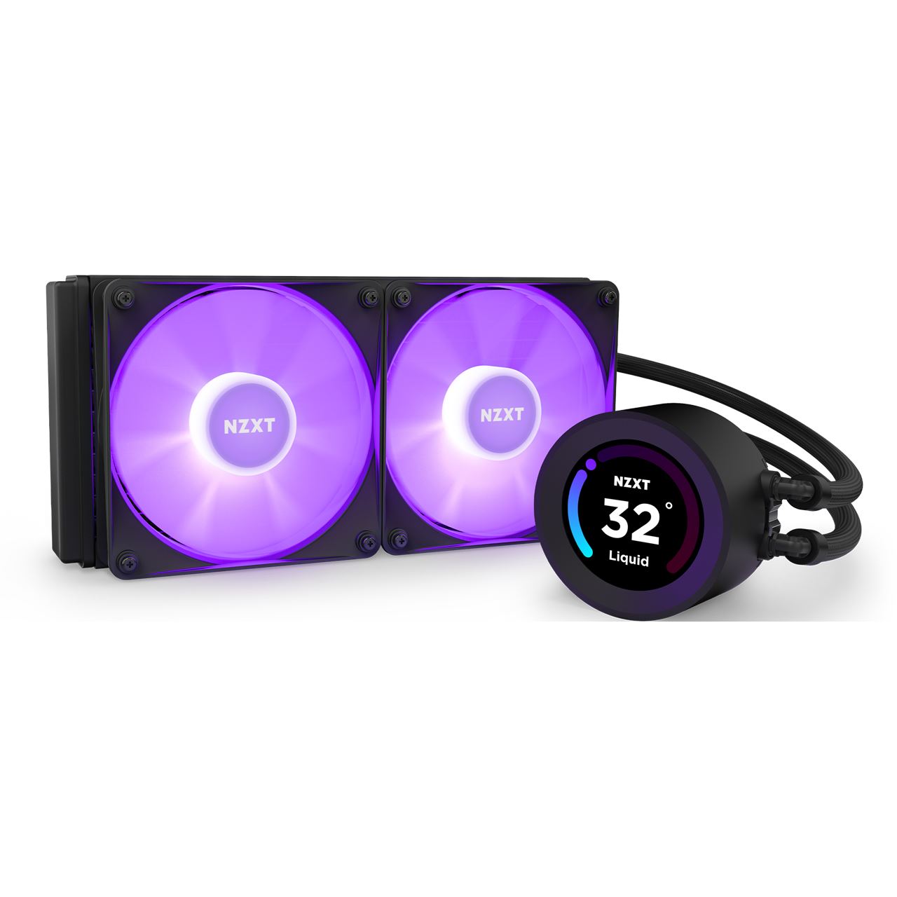 NZXT Kraken Elite RGB 240 incl.2,36" Display Black All-in-One - All-in ...