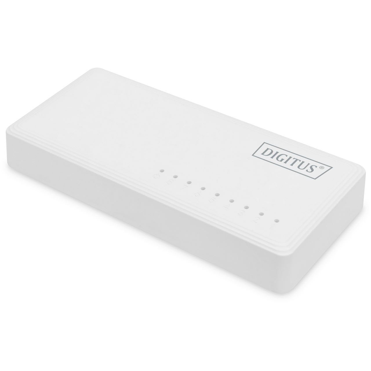 Digitus Switch 8-Port Gigabit Unmanaged weiß - Switch 10 / 100 / 1000 ...