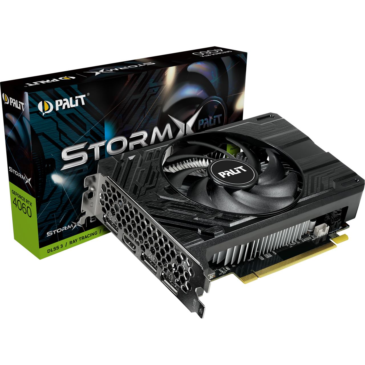 8GB Palit GeForce RTX 4060 StormX Aktiv PCIe 4.0 x16 (x8) (Retail