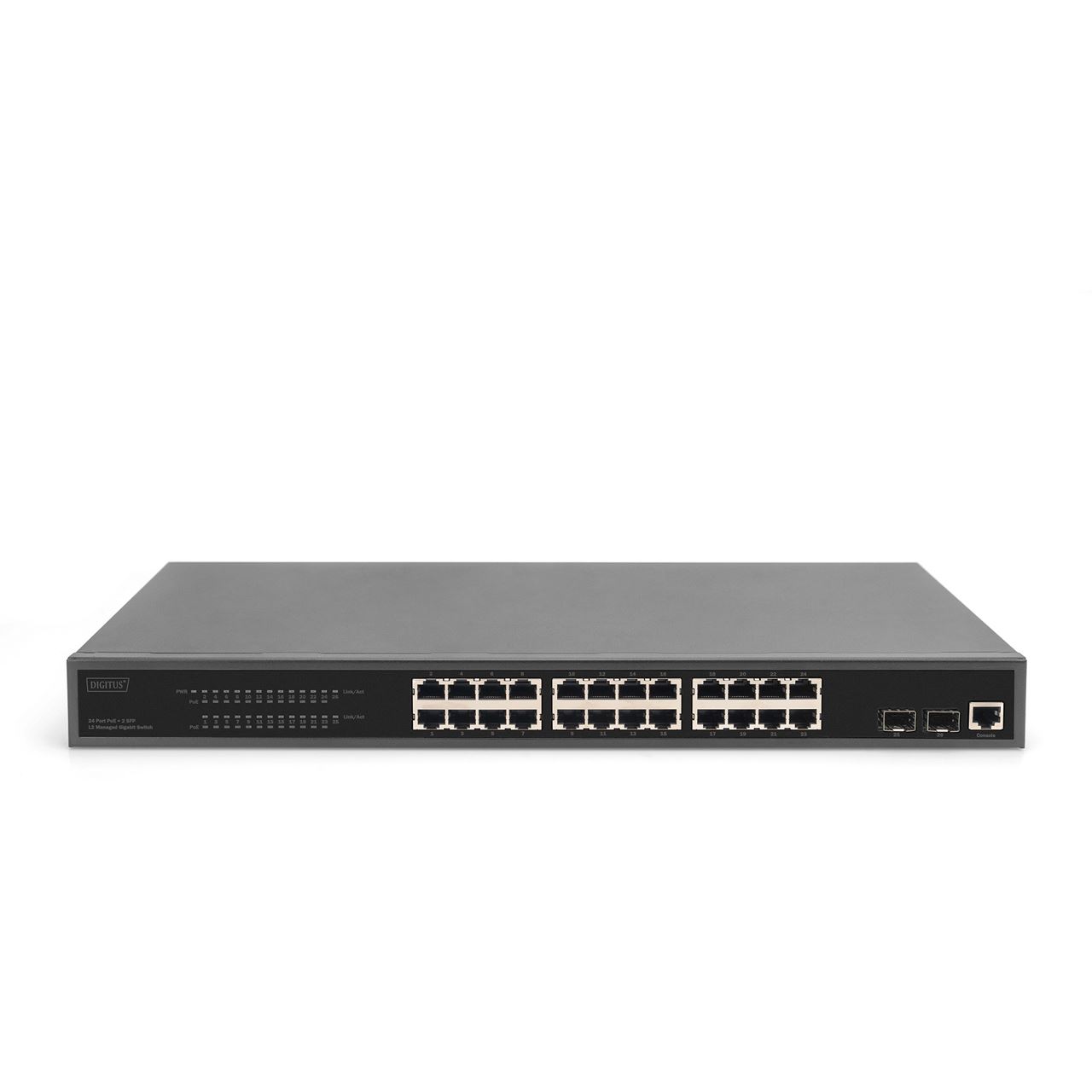 Digitus 24 Port L2managed Gigabit Ethernet Switch with PoE Injector 2 ...
