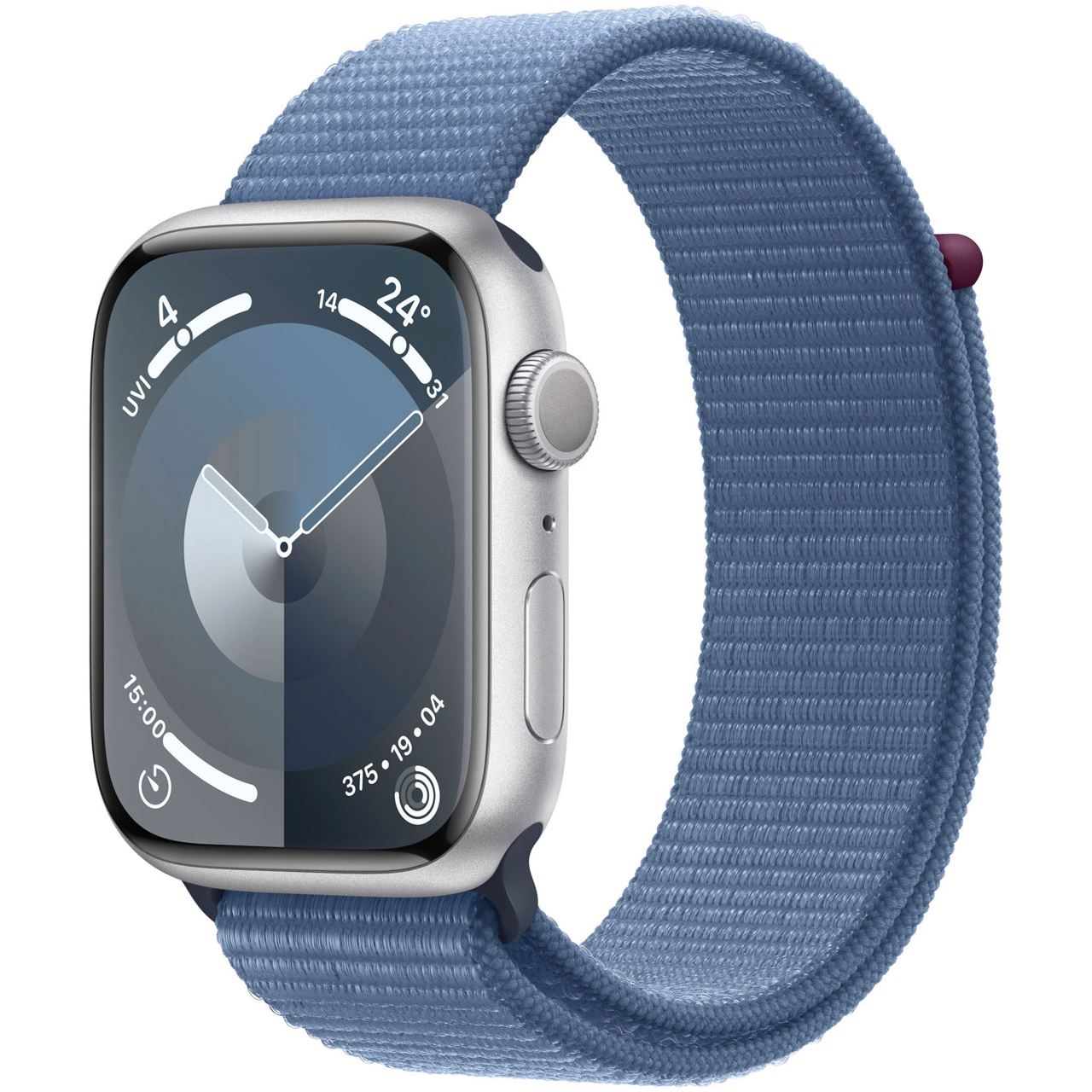 APPLE Watch Series 9 GPS 45mm Silver Aluminium Case with Winter 