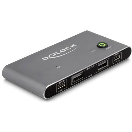 Delock Usb Switch Delock USB-C KVM Switch zu DisplayPort 8K 30 Hz mit USB 2.0 - KVM ...
