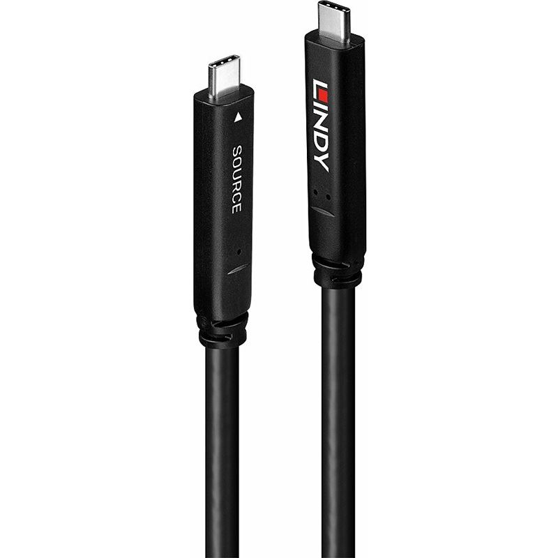 (€32,99*/1m) 8.00m Lindy USB-C Anschlusskabel Hybrid USB C Stecker auf ...
