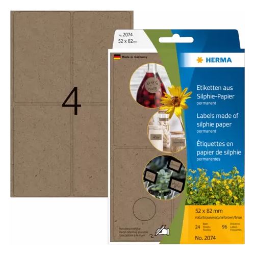 HERMA Büropackung Vielzwecketiketten Silphie 52x82mm