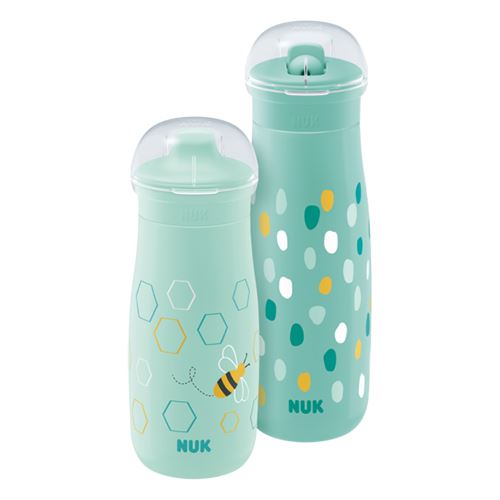NUK Mini-Me Trinkflaschen Set, ab 9 Monaten, mint