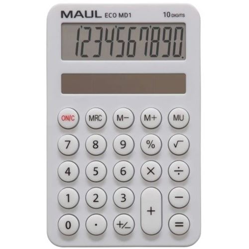 MAUL ECO MD 1 Taschenrechner weiß