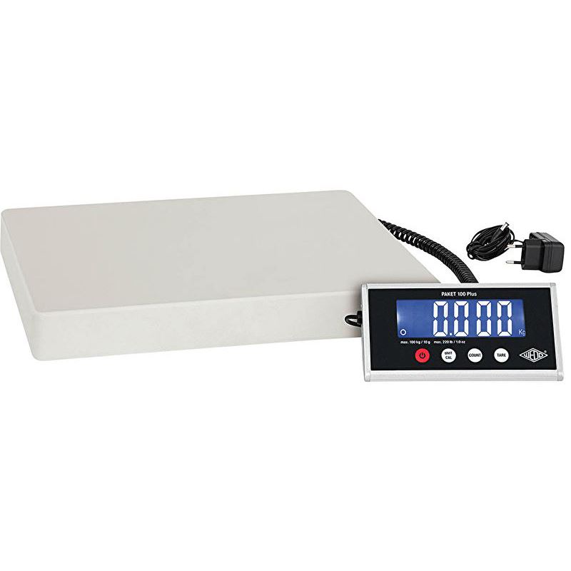 WEDO Paketwaage PAKET 100 Plus schwarz für max. 100,0 kg