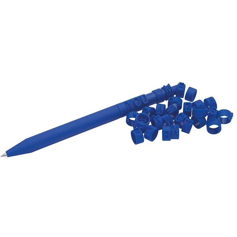 WEDO Kugelschreiber LetterPen PUZZLE blau Schreibfarbe blau, 2 St.