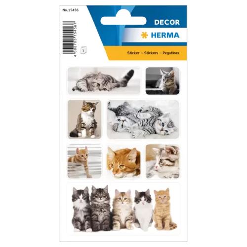 HERMA 24 Aufkleber Katzen