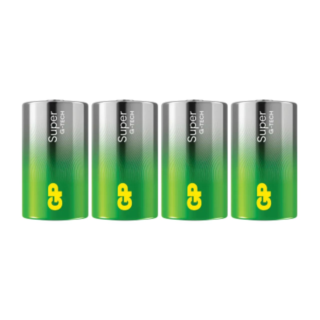 GP 4 Batterien SUPER Mono D 1,5 V