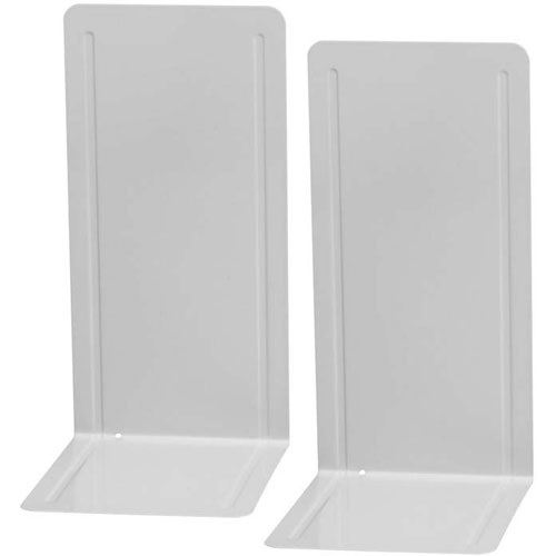 MAUL 2 Buchstützen grau 12,0 x 14,0 x 24,0 cm