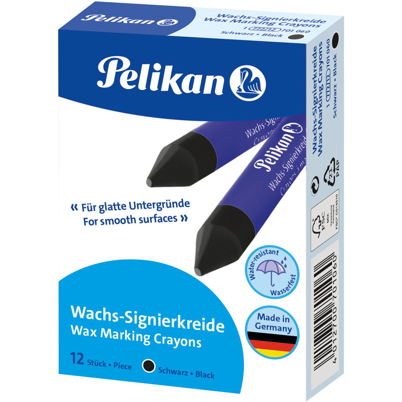 Pelikan 772/12 Signierkreiden schwarz, 12 St.