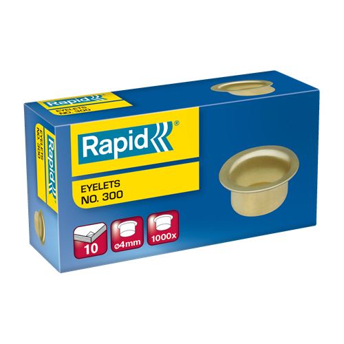 Rapid 1.000 Ösen Ösen Nr.300 4 mm