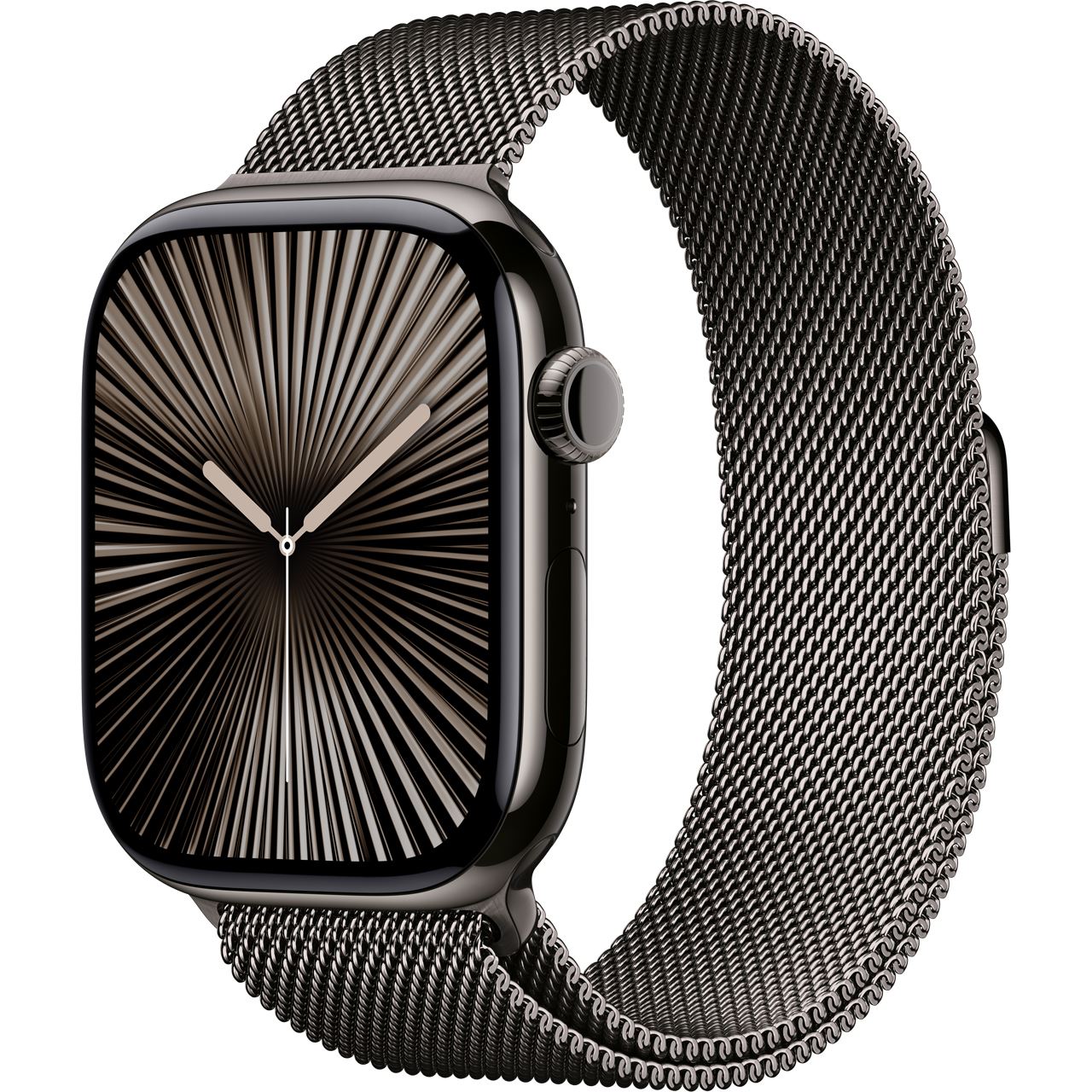 Apple Watch S10 Titan Schiefer Cellular 46mm (Milanaise Armband schiefer) S/M