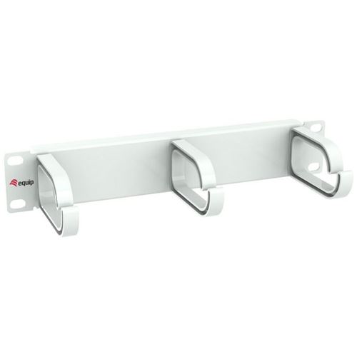 Equip Kabeldurchführung 10" 1HE 3x Plastikringe weiß