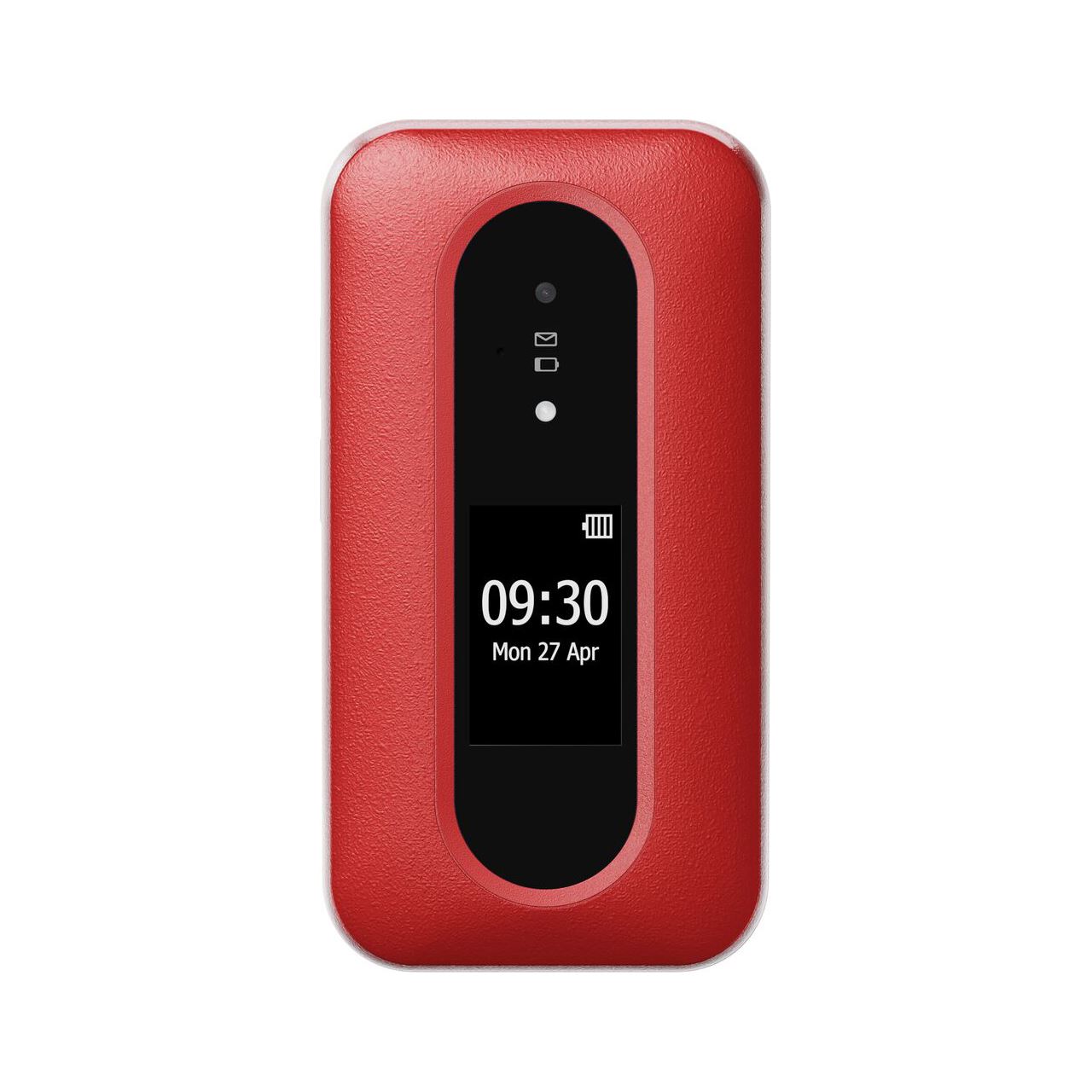 Doro Leva L30 4G, Großtastenklapphandy, rot-weiß