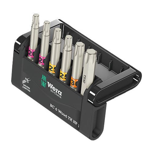Wera Bit-Check 6 Wood TORX HF 1