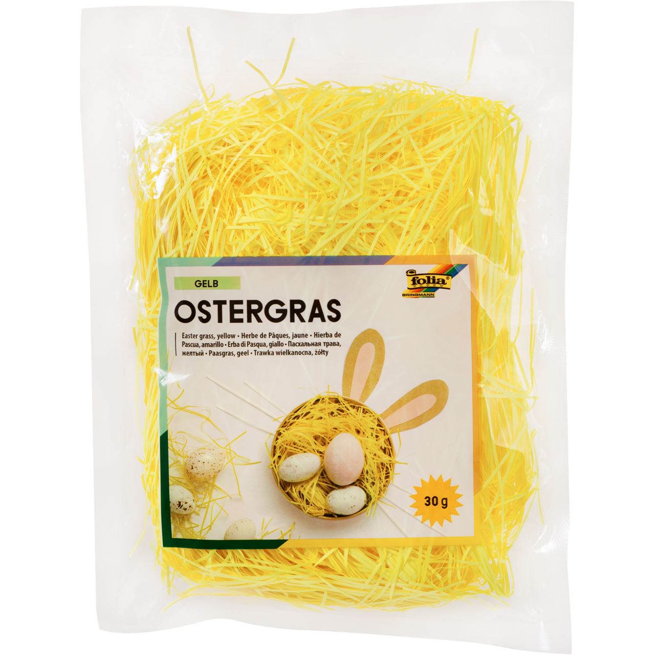 folia Ostergras Dekogras gelb