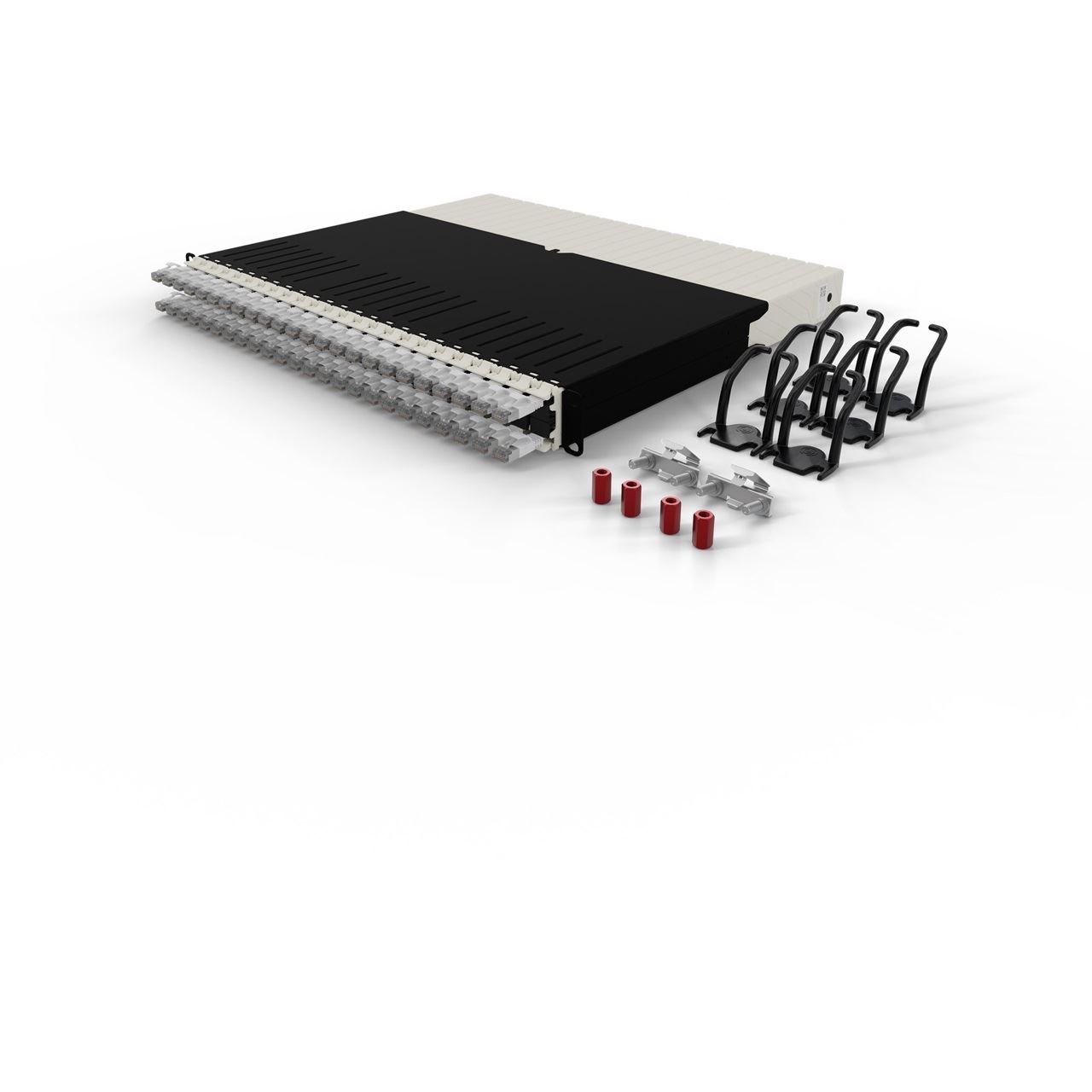 PATCHBOX Boxes Cat 6A 8HE STP 0,8m weiss - Patchpanel | Mindfactory.de