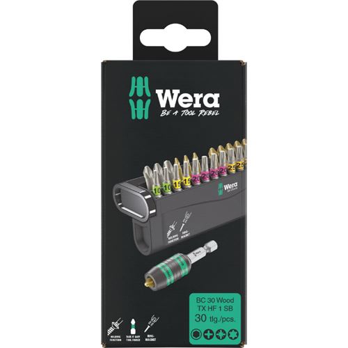 Wera Bit-Check 30 Wood TORX HF 1 SB