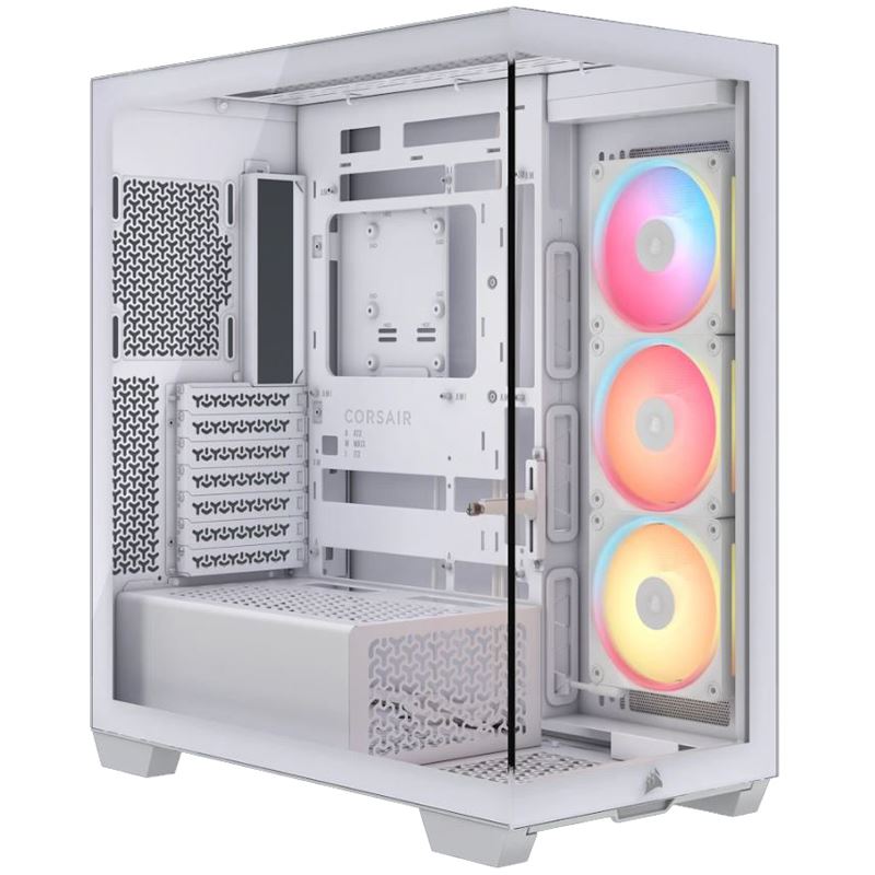 Corsair 3500X LX-R RGB iCUE LINK Midi Tower ohne Netzteil weiss