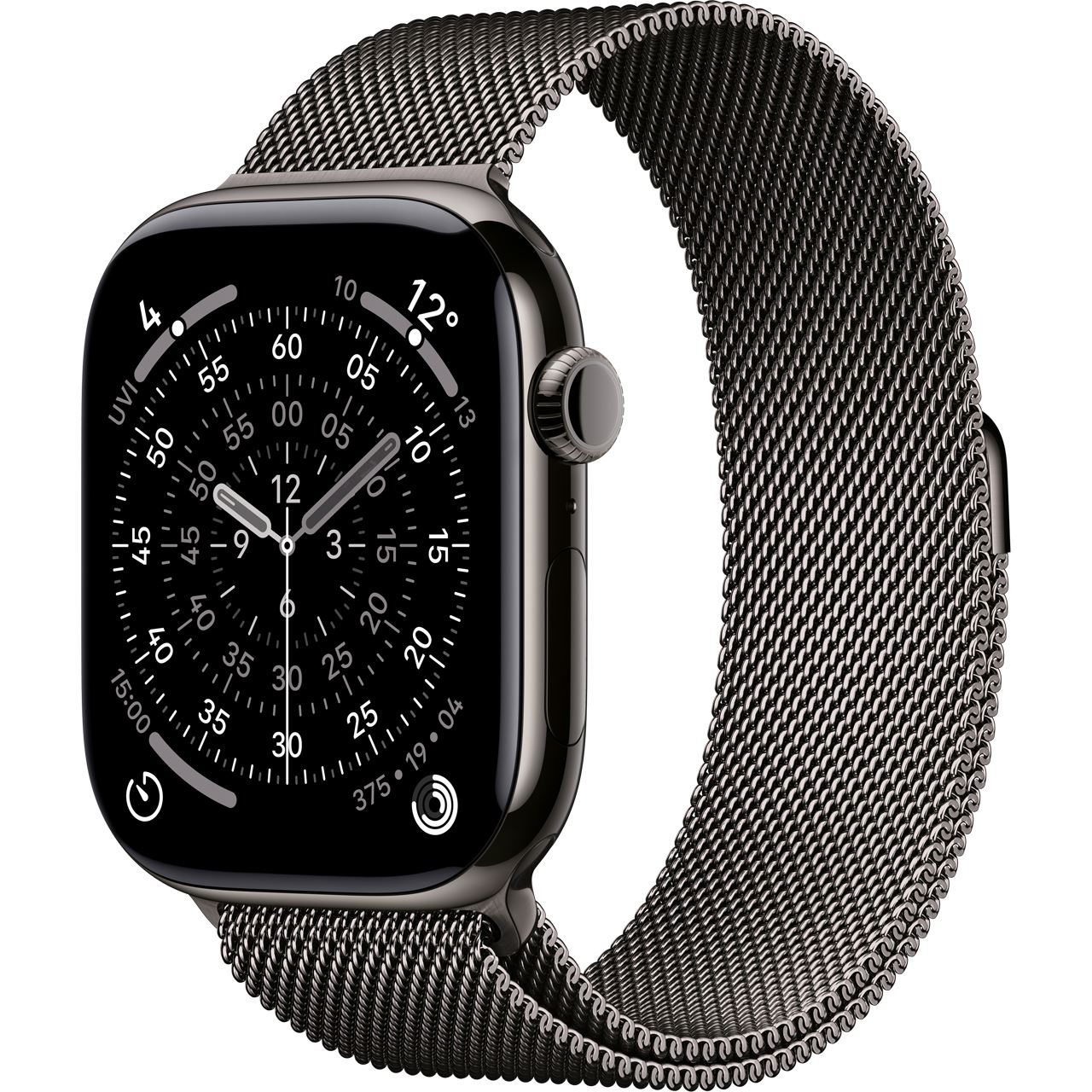 Apple Watch S11 2025 Titan Schiefer Cellular 46mm (Milanaise Armband schiefer) M/L
