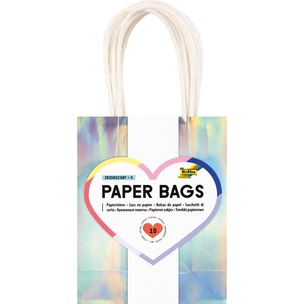 folia Papiertüten IRISIEREND S irisierend glänzend 10 St.