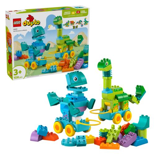 LEGO DUPLO 10451 Town Dinos auf Rädern 3-in-1-Set Image