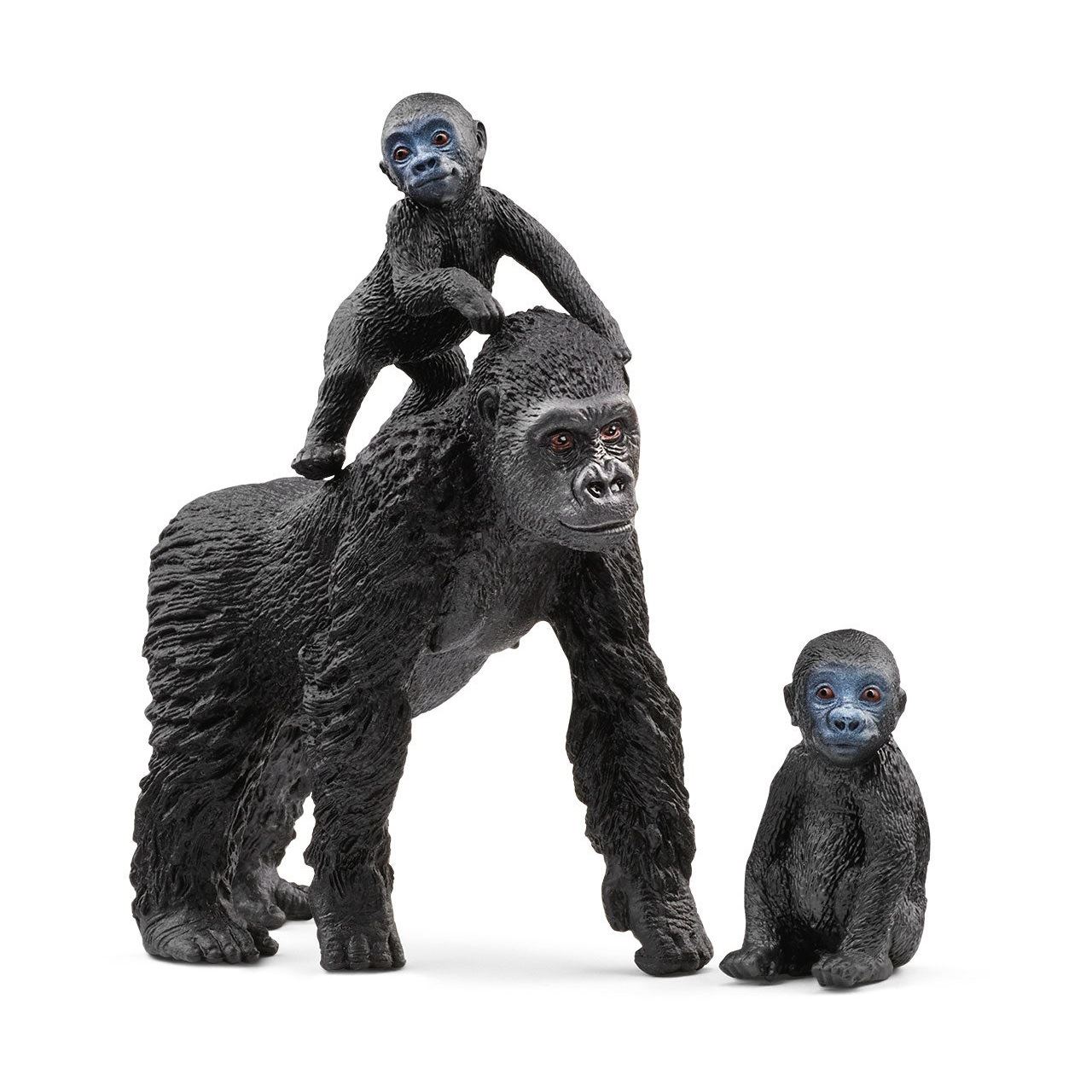 Schleich Wild Life Flachland Gorilla Familie