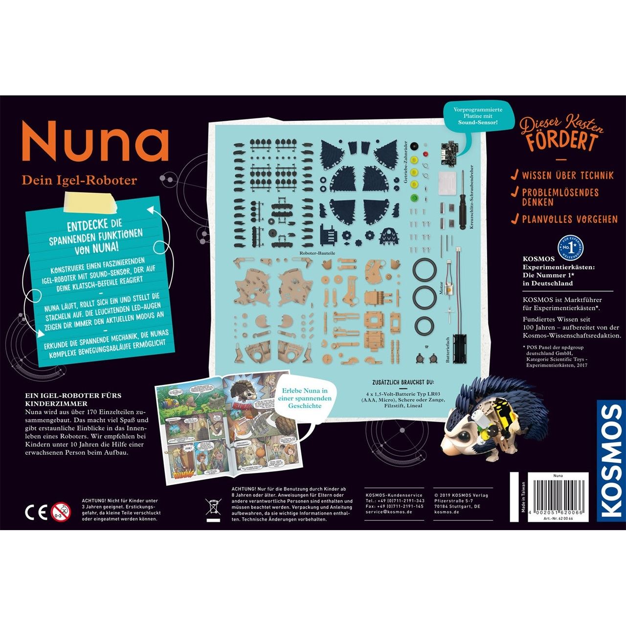 Kosmos Nuna - Dein Igel-Roboter