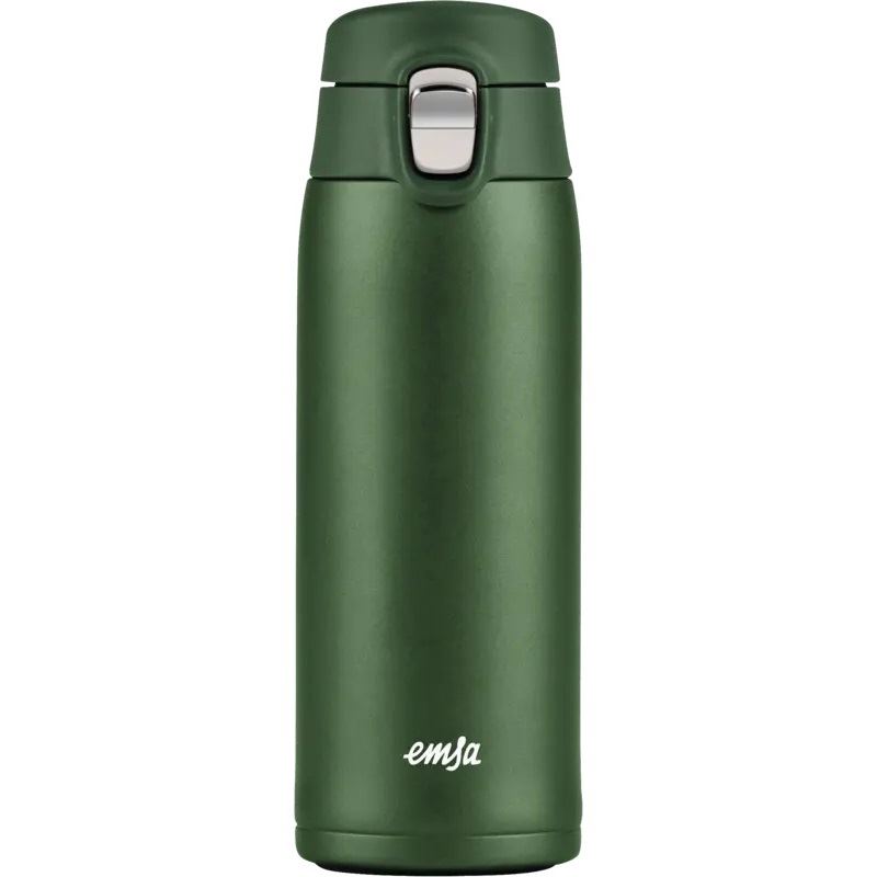 Emsa TRAVEL MUG light Thermobecher (dunkelgrün, 0,4 Liter, Flip-Deckel) Image
