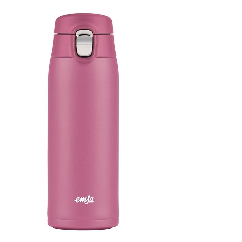 Emsa TRAVEL MUG light Thermobecher (rosa, 0,4 Liter, Flip-Deckel) Image