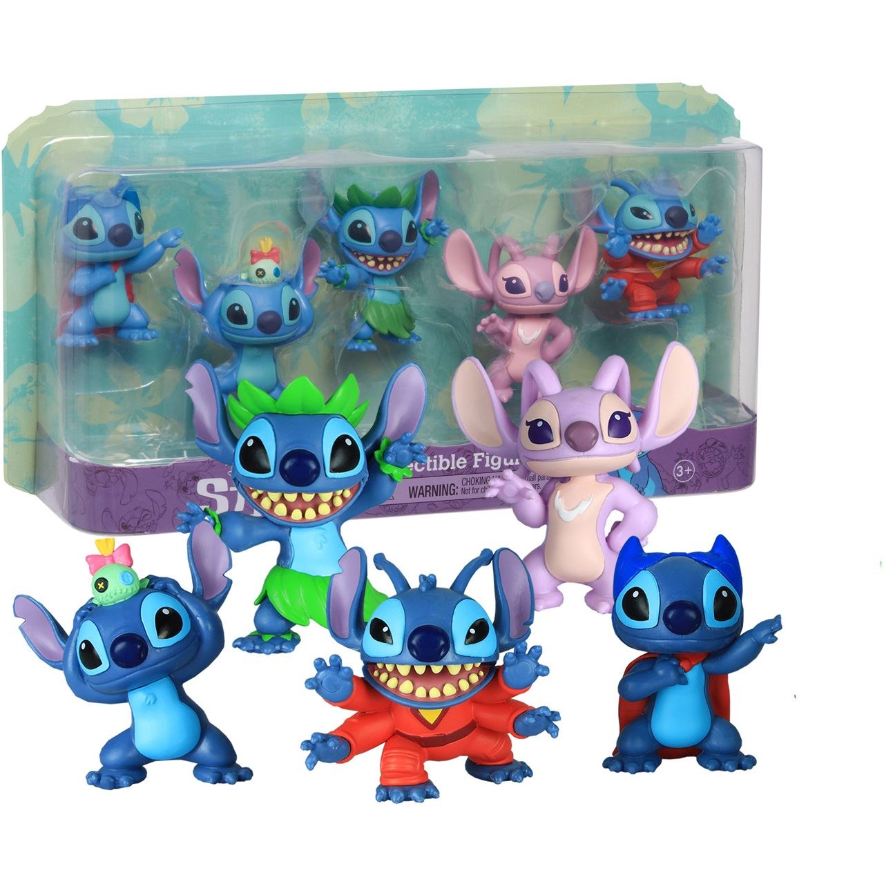 Just Play Disney Stitch Sammelfigurenbox mit 5 Figuren