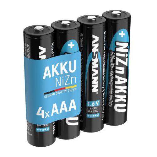 ANSMANN 4 + 2 GRATIS: Akkus maxE Ni-MH Micro AAA 800 mAh, 4 St. + GRATIS 2 St.
