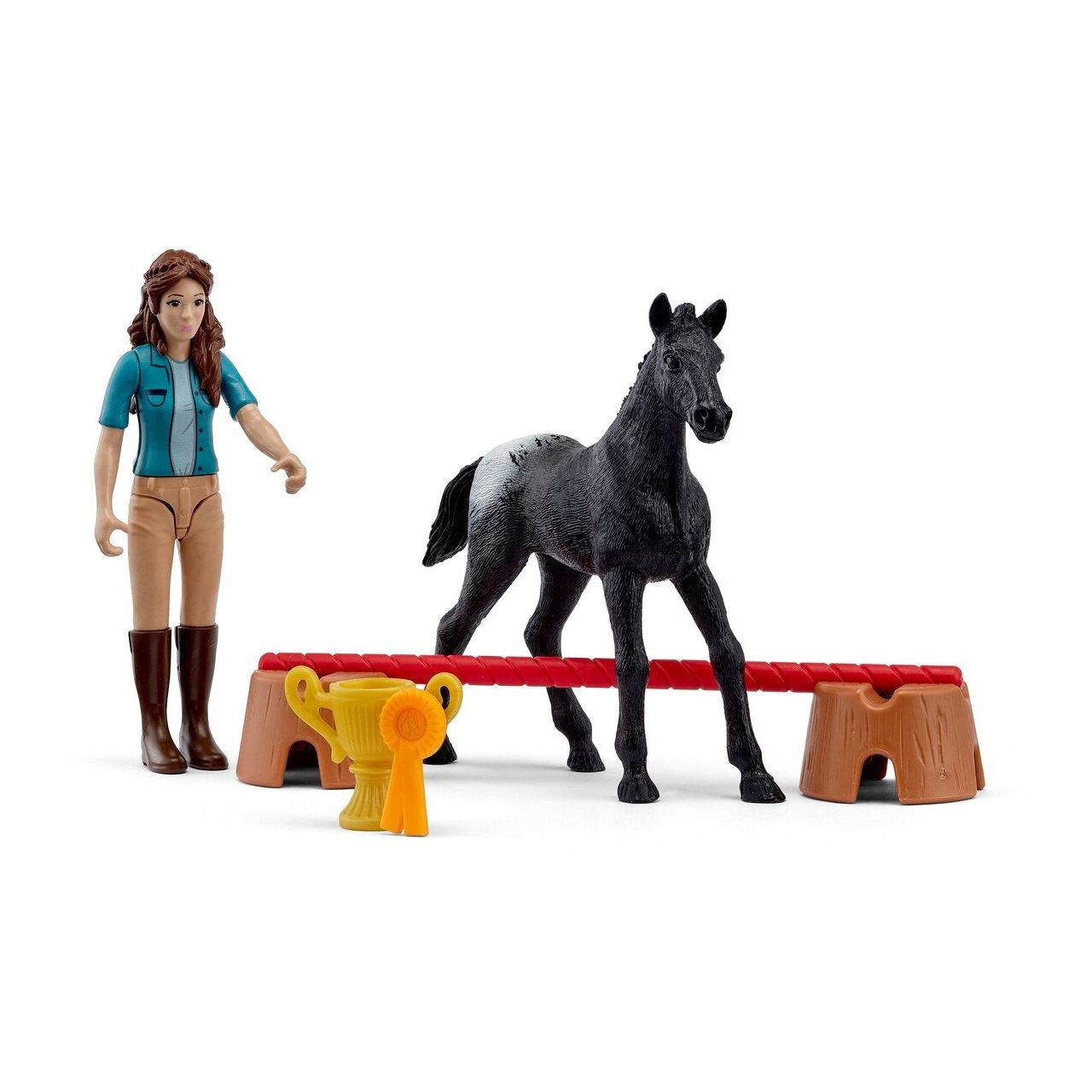 Schleich Pocket Set! Turniersieg mit Flocke