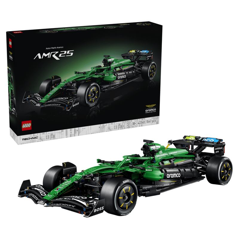 LEGO Technic Aston Martin Aramco AMR25 F1 Auto 42240