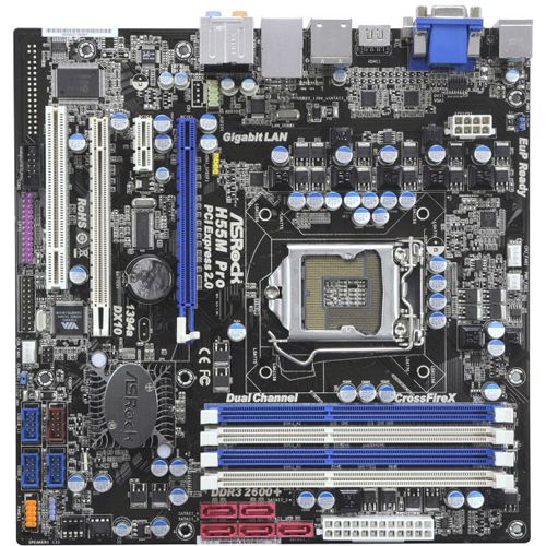 ASRock H55M Pro I-H55 S1156 mATX
