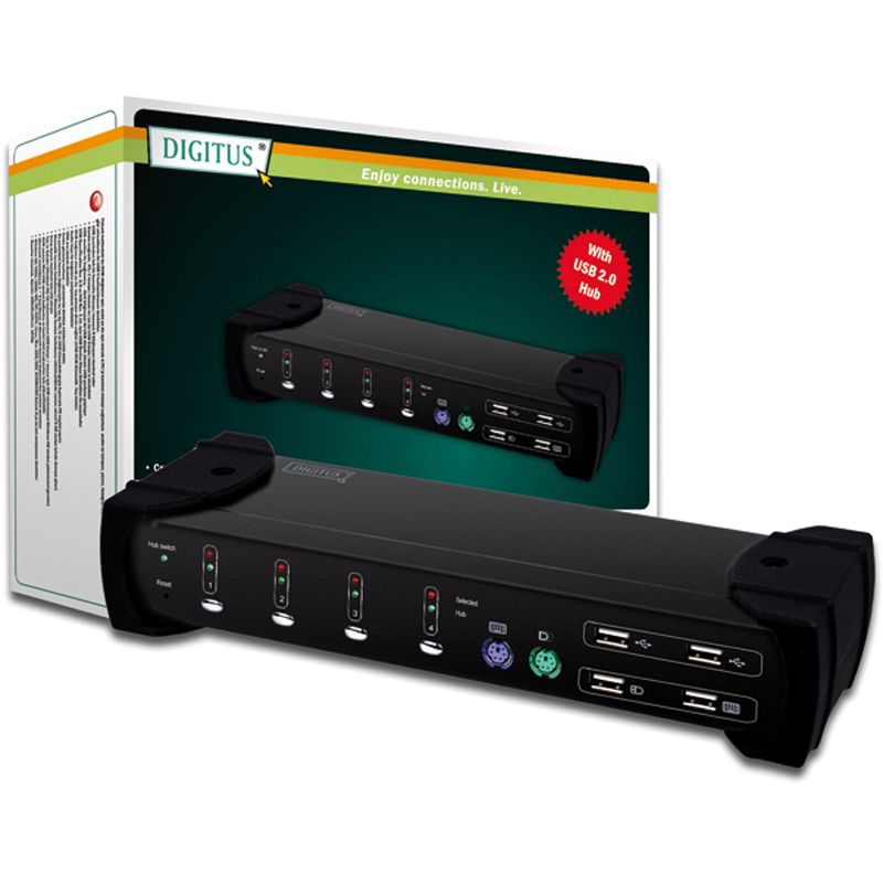 Digitus KVM Switch PS/2,USB KVM Geräte Mindfactory.de