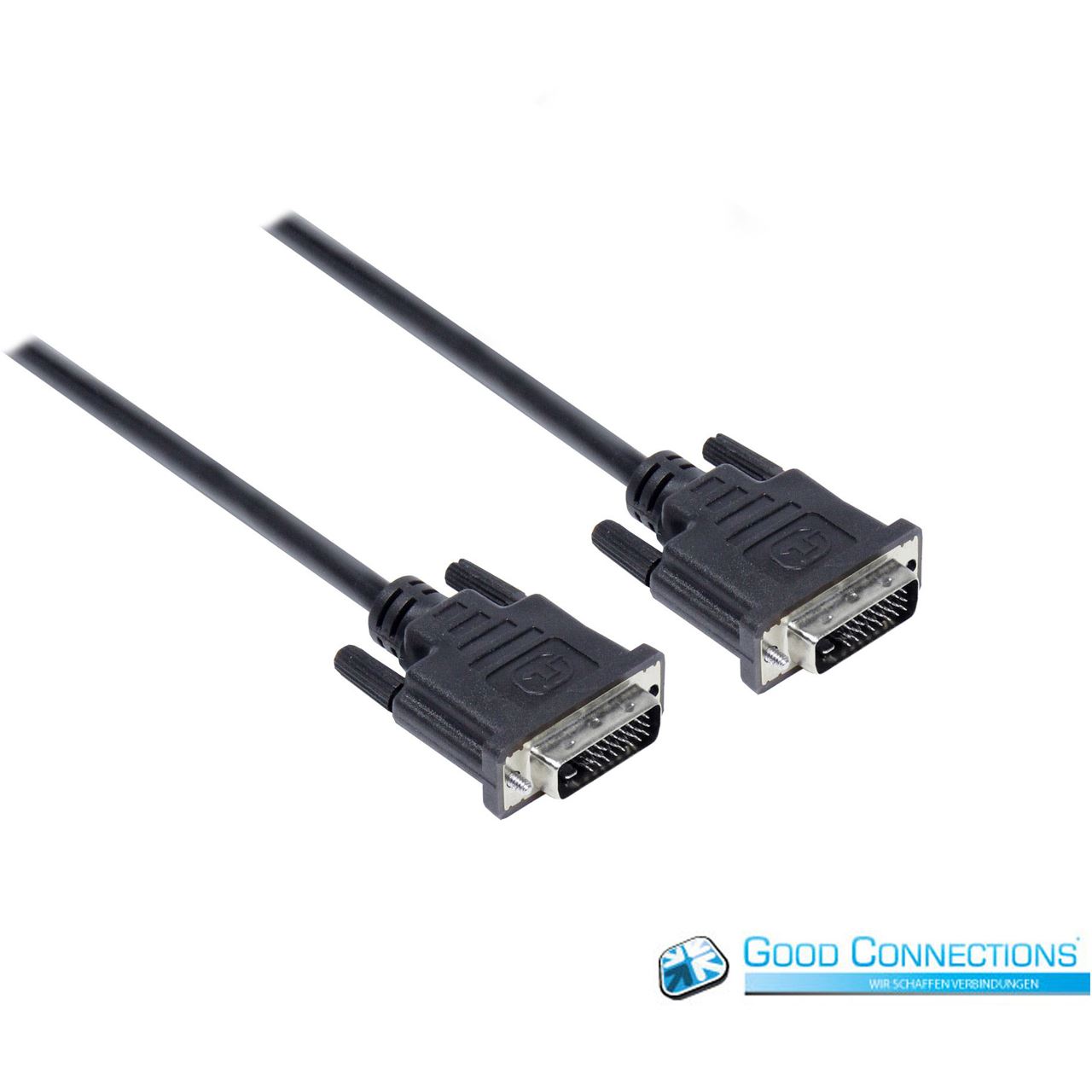 DVI Kabel 18+1 Stecker Zu 18+1 Stecker Gewinkelt 1 M