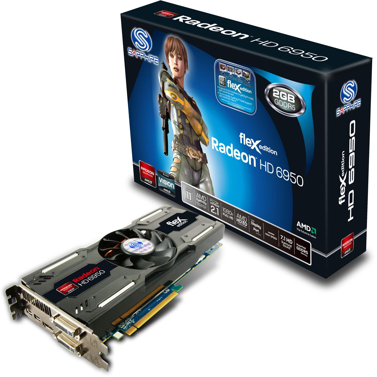 Hd 6950 2gb Amd Radeon Hd 6900 Series 2gb 6950 Flex Sapphire Hd