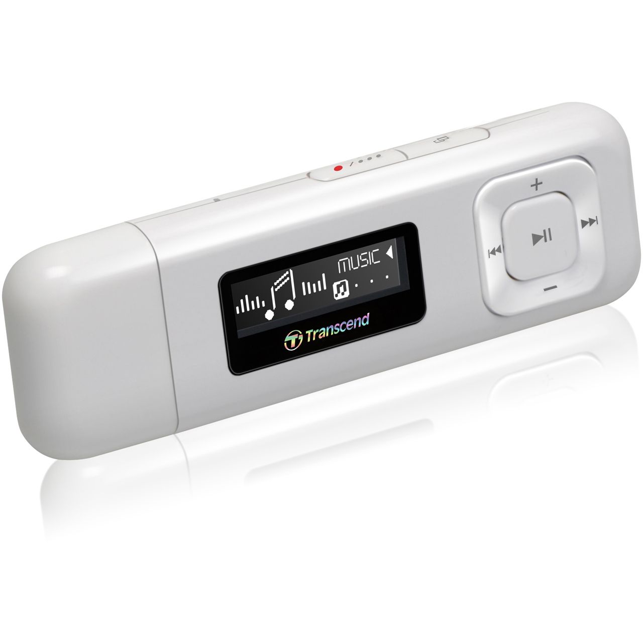 Transcend デジタル音楽プレーヤー (TS8GMP330K) Transcend MP330K MP3 Player 8GB weiß - MP3 Spieler | Mindfactory.de