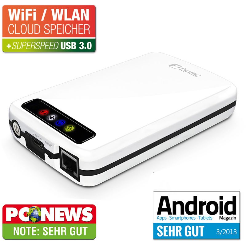 FANTEC Mobile WLAN Docking Station - Deine Persönliche Cloud Unterwegs