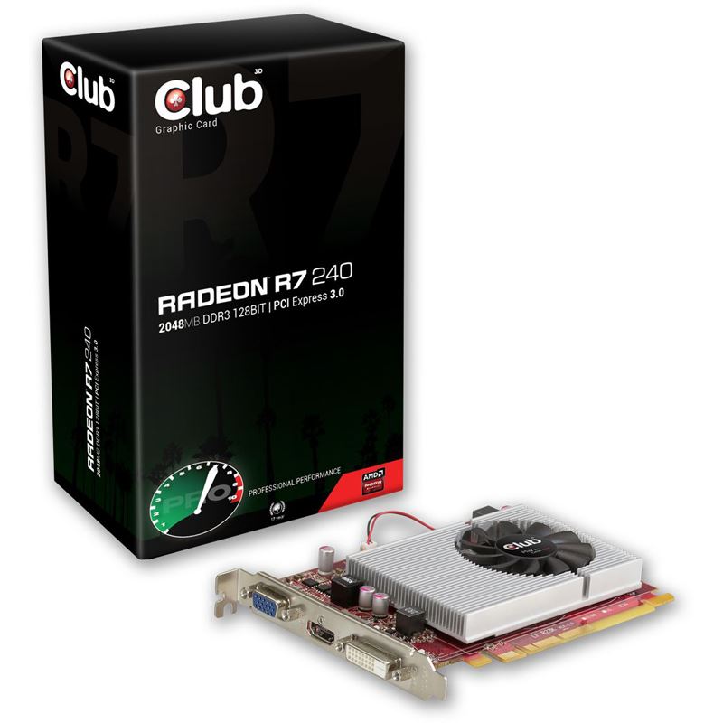 2GB Club 3D Radeon R7 240 Aktiv PCIe 3.0 x16 (Retail) - R7 240 ...