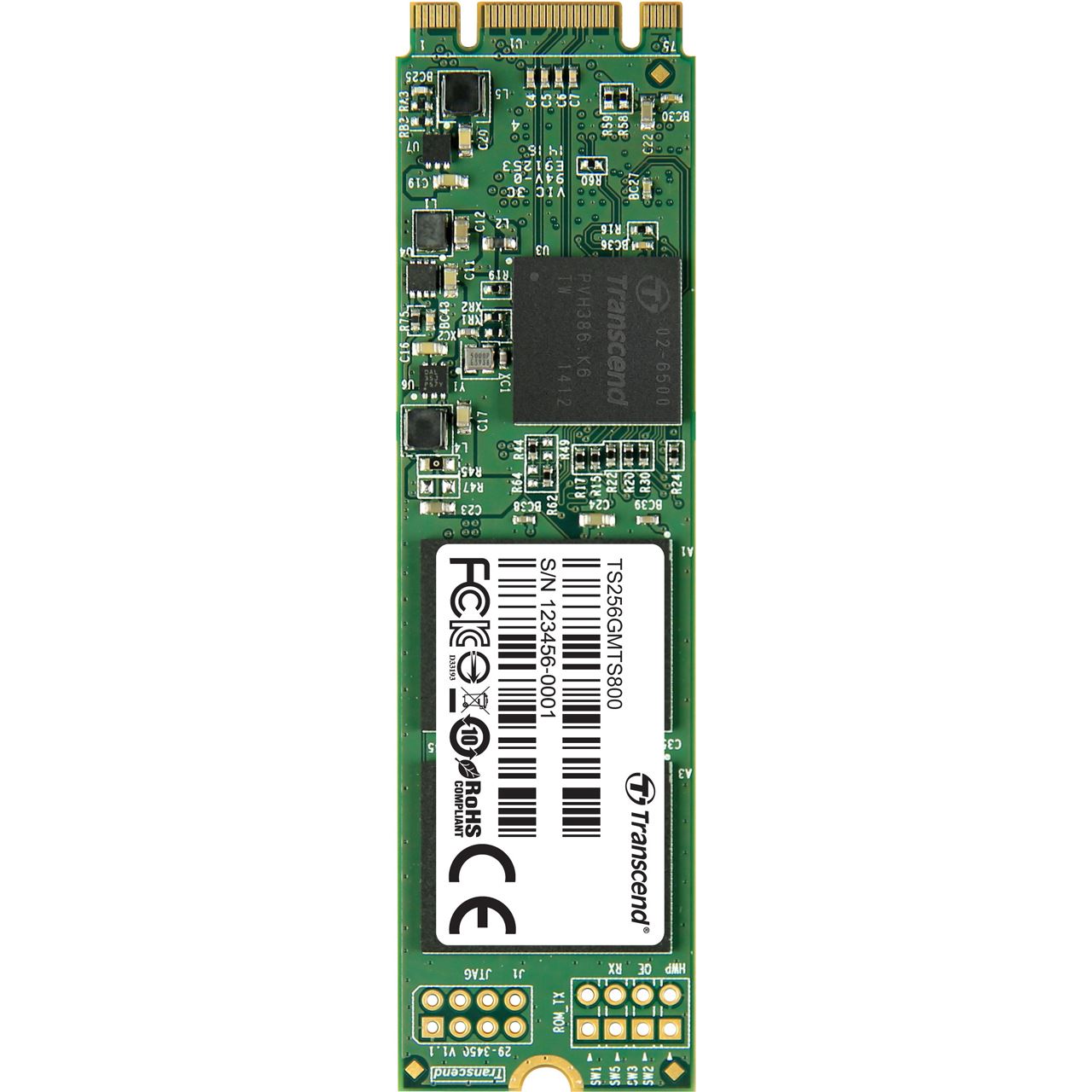 256GB Transcend MTS800 M.2 2280 SATA 6Gb/s MLC (TS256GMTS800) - M.2 ...