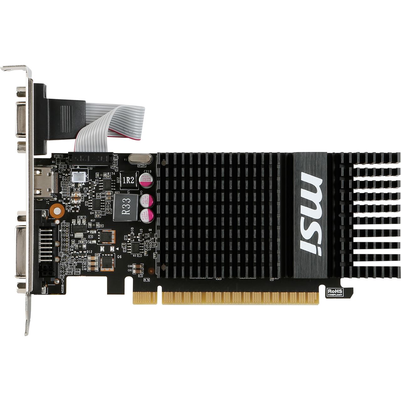 2GB MSI GeForce GT 720 GDDR3 Passiv PCIe 2.0 x 8 (Retail ...