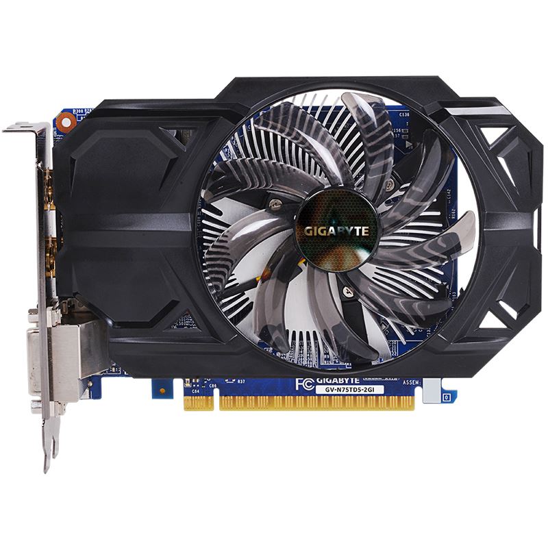 2GB Gigabyte GeForce GTX 750 Ti Windforce 1X Aktiv PCIe 3.0 x16 (Retail ...
