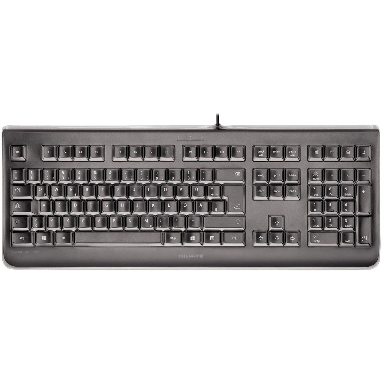 CHERRY KC 1068 CHERRY ML USB Deutsch schwarz (kabelgebunden